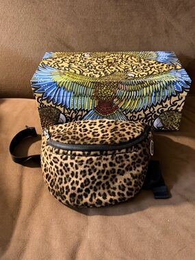 Artipoppe Magic Belt Bag Leopard Velvet SOLD OUT w/ Original Box